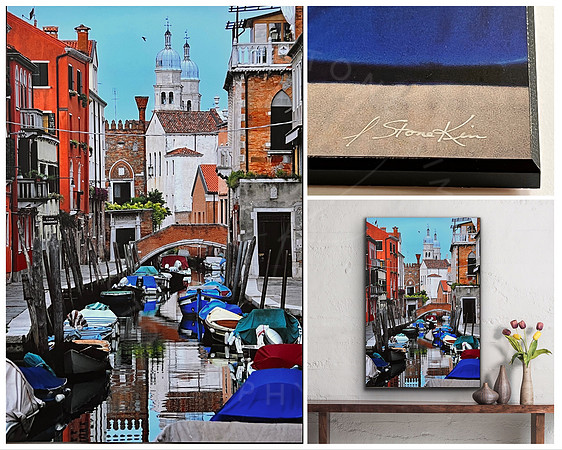 "Venice Canal" - 20"x 30" MDF Mounted-$160 + shipping